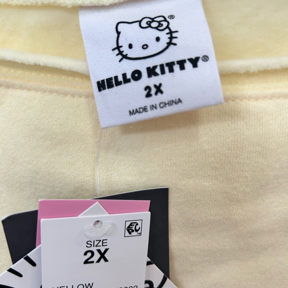 Hello Kitty Yellow Sweatshirt - Picture 3 of 4